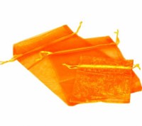 Organzový pytlíček oranžový, 2. čakra